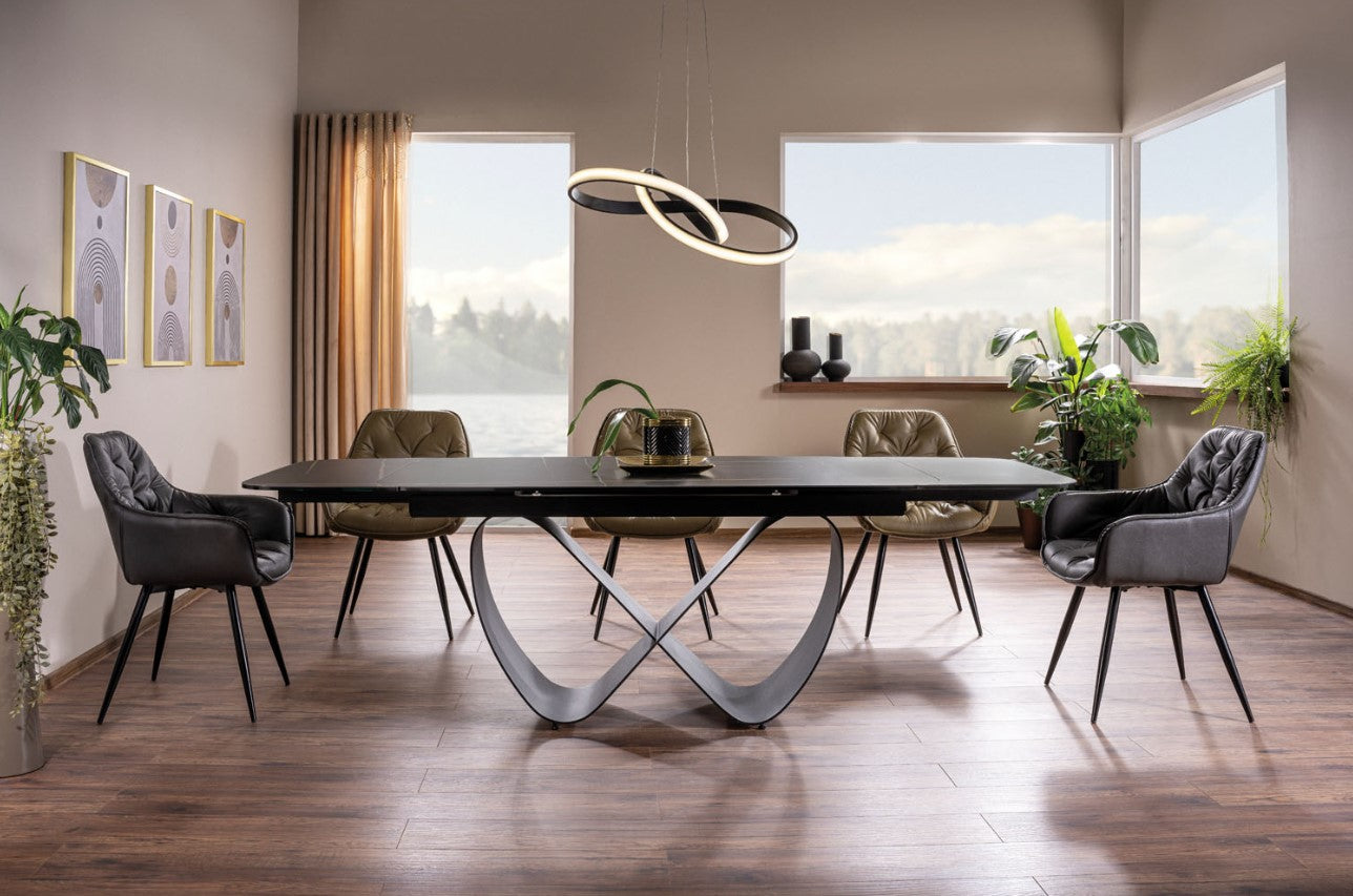Infinity Dining Table Black