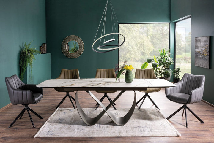 Infinity Dining Table White
