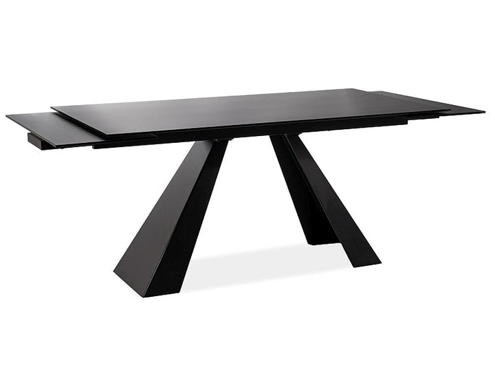Dining Table Salvadore Matt Black 120