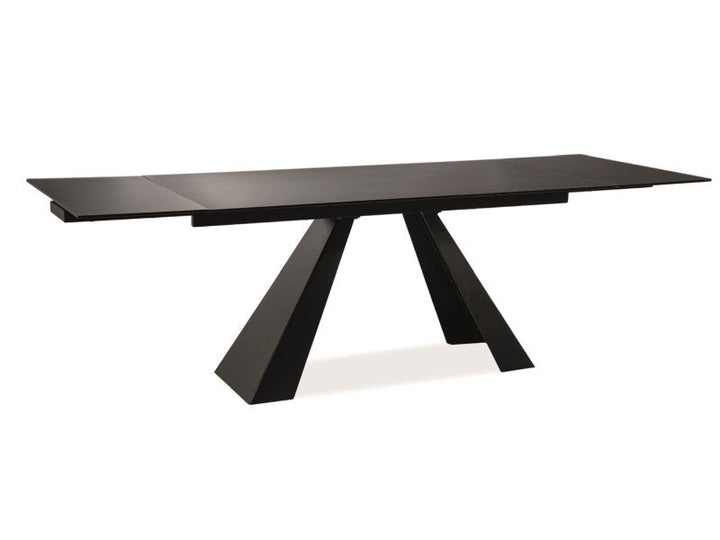 Dining Table Salvadore Matt Black 160