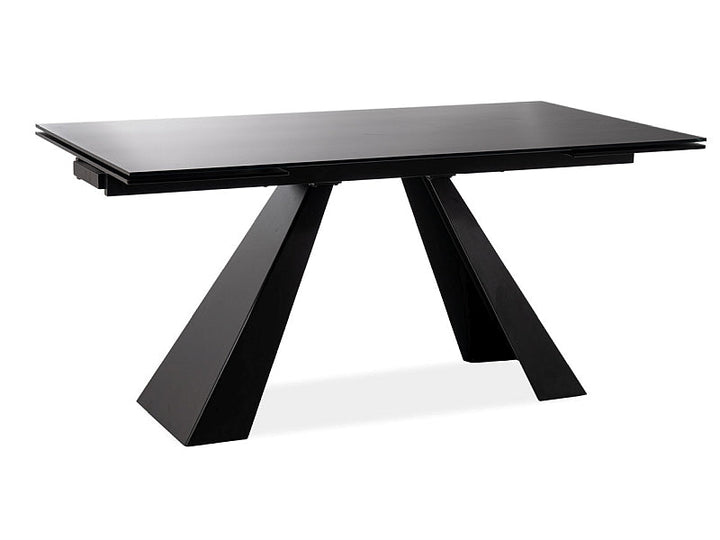 Dining Table Salvadore Matt Black 160