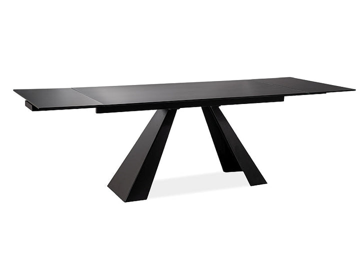 Dining Table Salvadore Matt Black 160