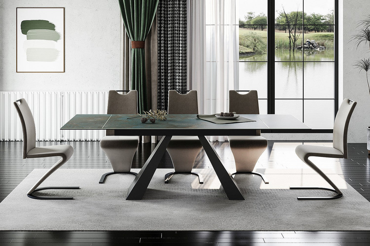 Dining Table Salvadore Ossido 160
