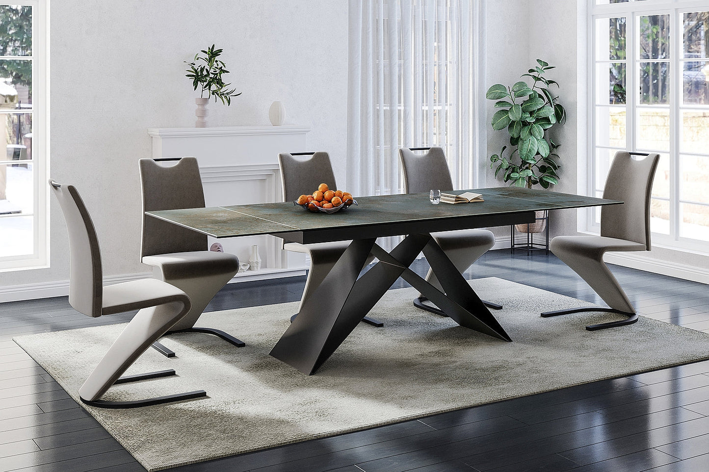 Westin Ceramic Ossido Dining Table