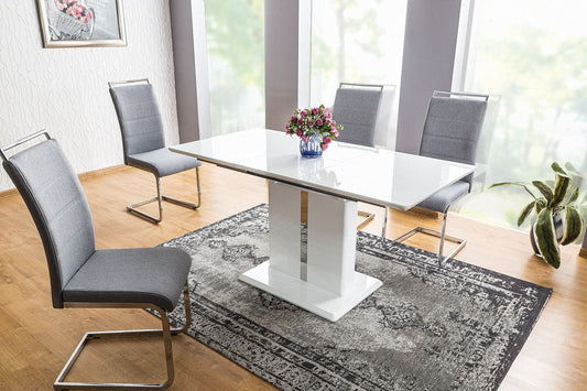 Lucca White Dining Table
