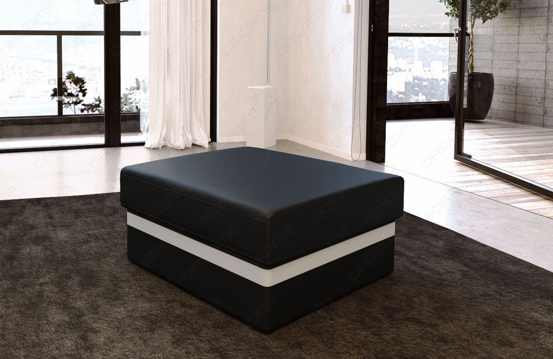 Optional erhÃ¤ltlicher Leder Hocker Monza 