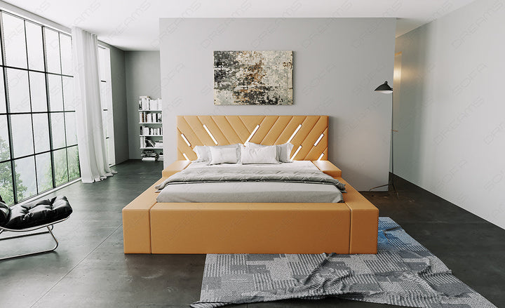 Designer Komplett Bett Contrada - fÃ¼r individuelle FarbwÃ¼nsche kontaktieren Sie uns bitte