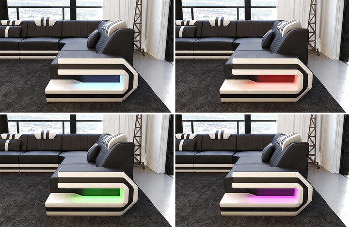 LED Beleuchtung vom Sofa Ragusa L Form