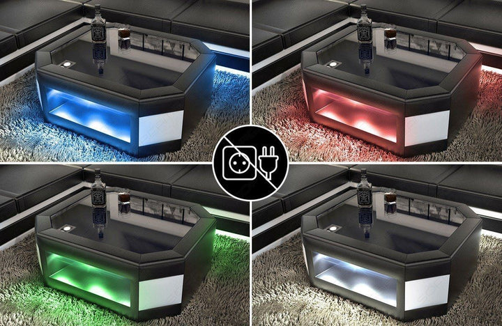optional erhÃ¤ltlich: LED-Beleuchtung inkl. Fernbedienung  (kabellos mit Lithium Ion Akku)