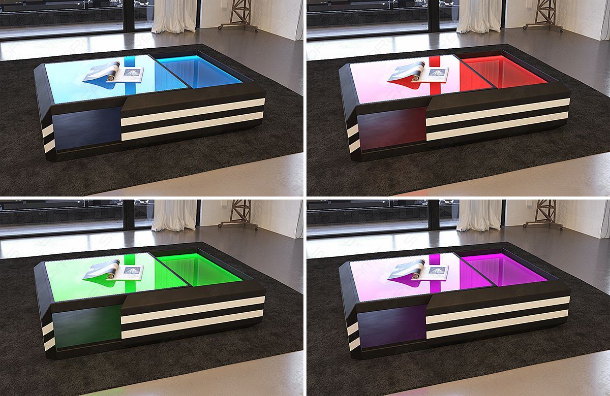 Rodeo Leather Coffee Table