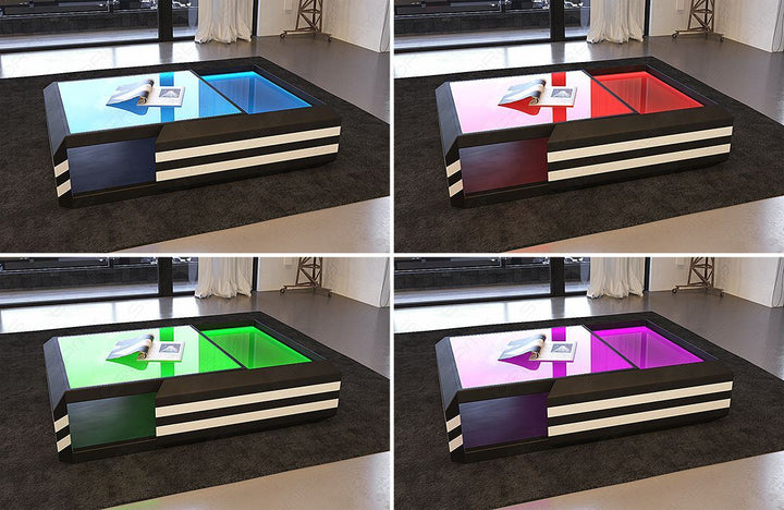 Optional bestellbare LED Beleuchtung inkl. Fernbedienung (kabellos mit Lithium Ionen Akku)