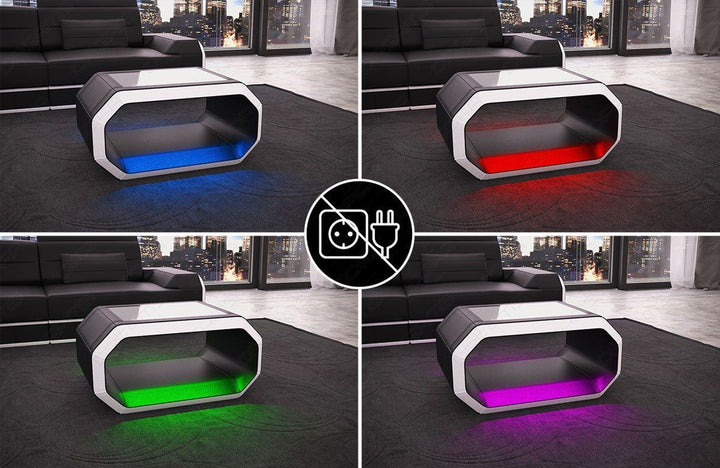 optionale LED Beleuchtung inkl Fernbedienung  (kabellos mit Lithium Ion Akku)