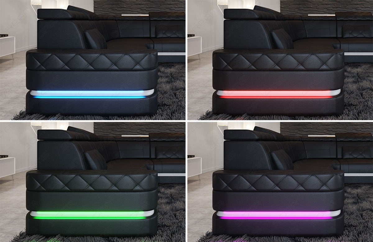 Sofa U Shape Privilego Mini Fabric Cover