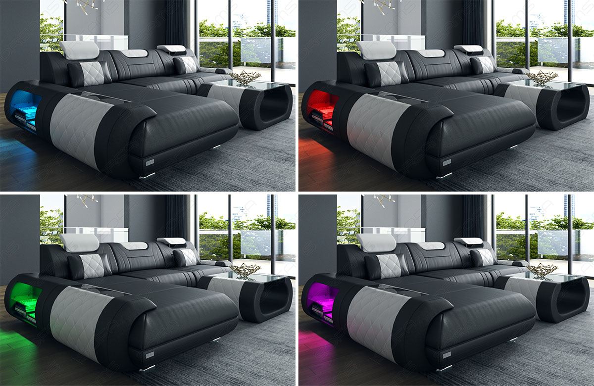 Leather Sectional Romeo