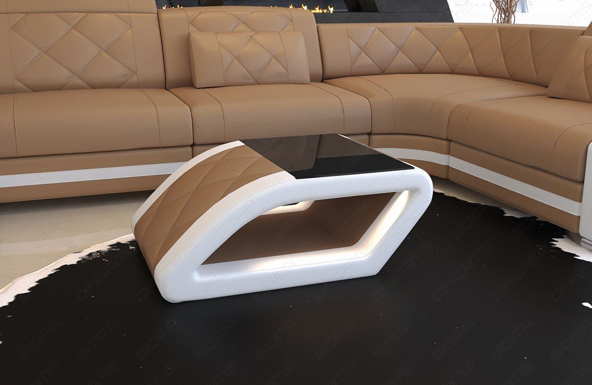 Leather Coffee Table Comfort