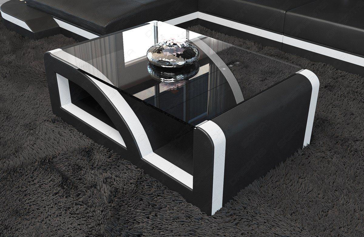 Paloma Leather Coffee Table