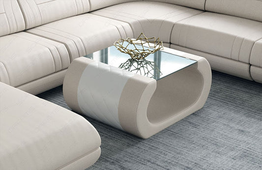Romeo Leather Coffee Table