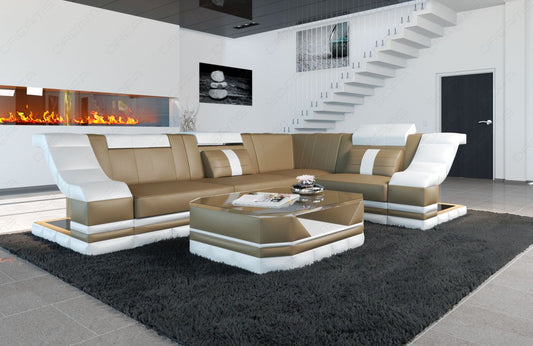 Corner Sofa Nero Mini Leather Sofa
