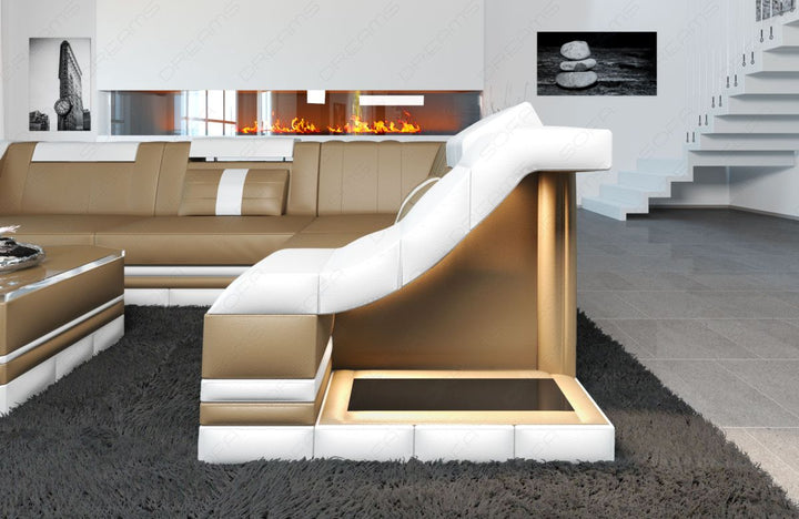 Detailansicht der kleinen Armlehne vom Sofa