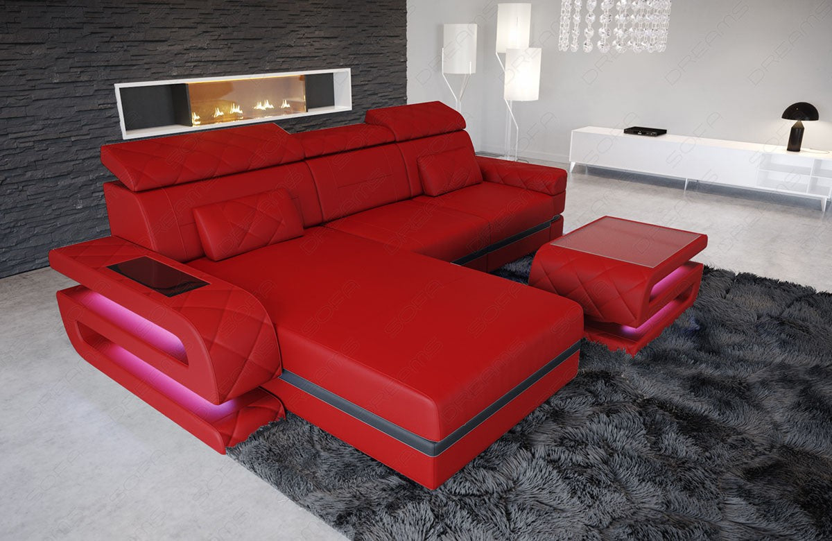 Corner Sofa Bologna Leather