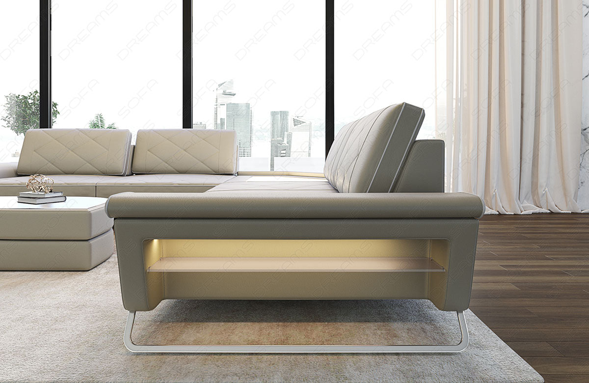 Leather Corner Sofa Polaris L Shape