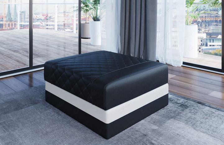Zu diesem Sofa kÃ¶nnen Sie optional einen passenden Hocker dazubestellen.