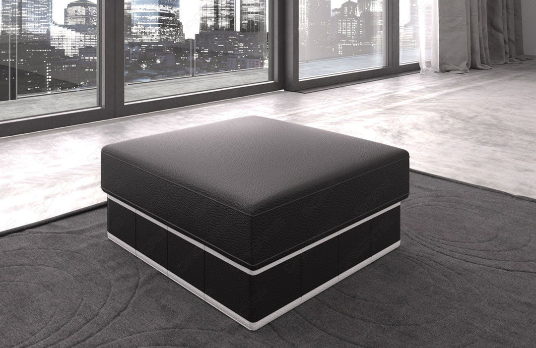 Zu diesem Sofa kÃ¶nnen Sie optional einen passenden Hocker dazubestellen.