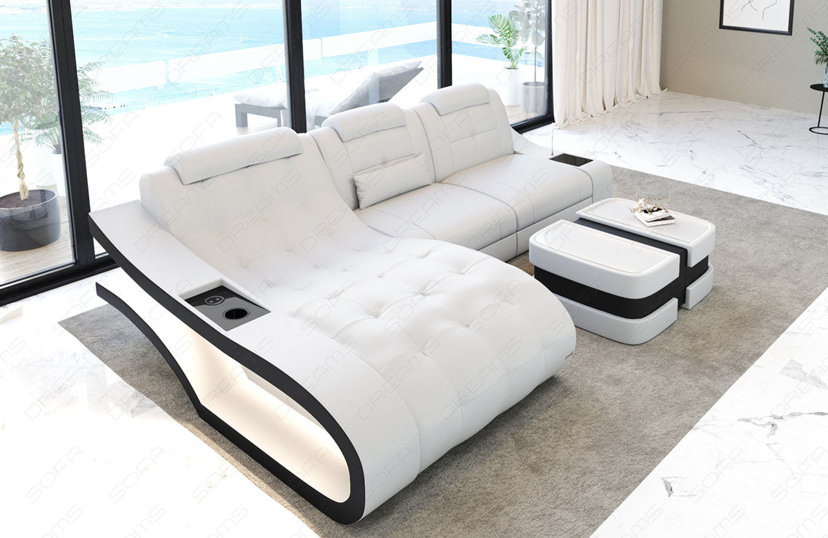 Corner Sofa Elegance Leather