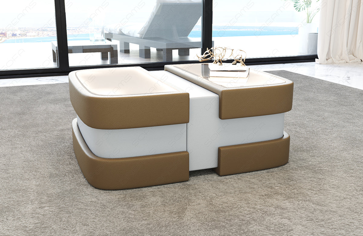 Coffee Table Elegance Leather