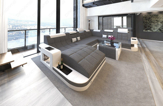 Konstantin Xxl Sectional With Fabric Cover