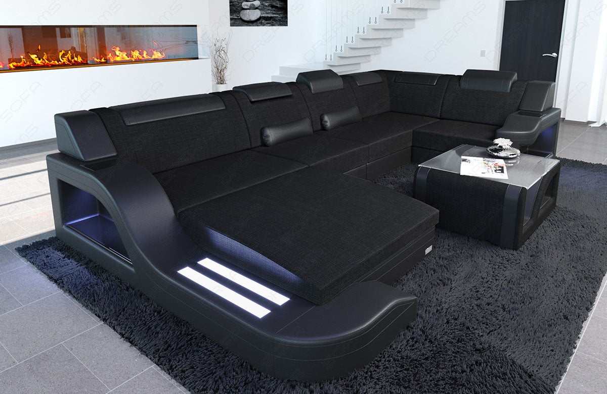 Paloma Sectional With Fabric Cover