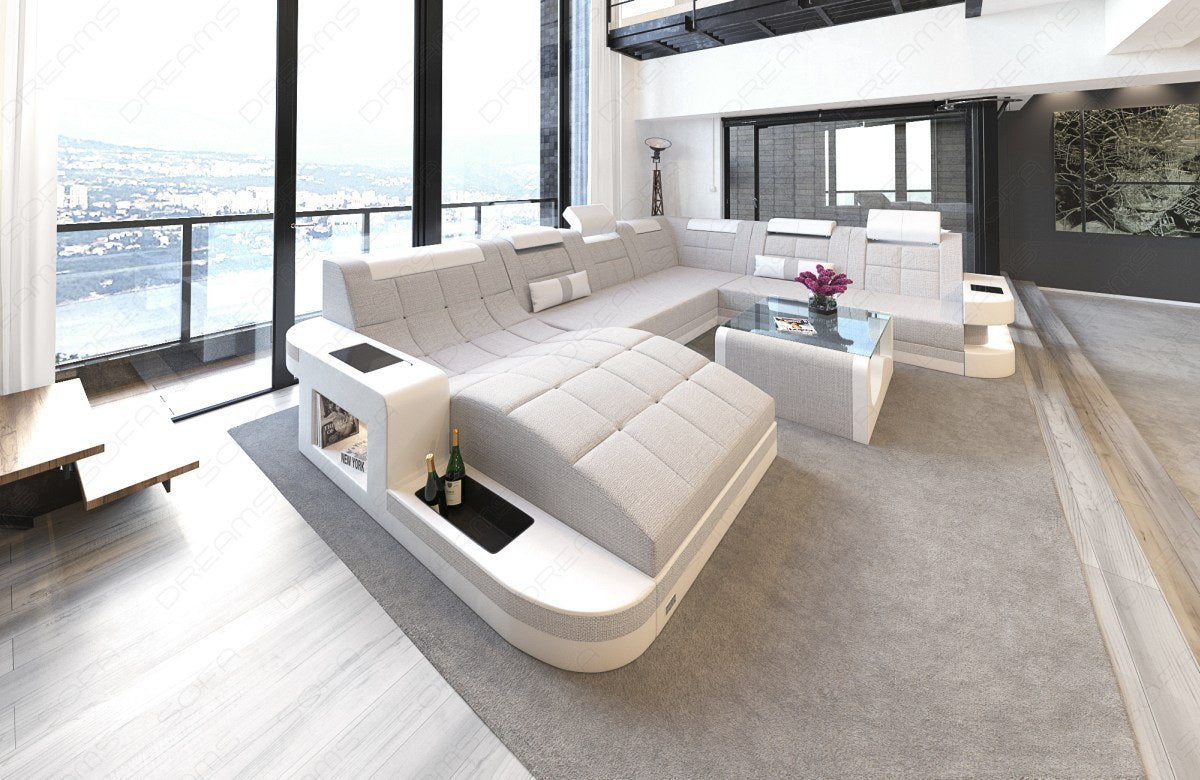 Konstantin Xxl Sectional With Fabric Cover