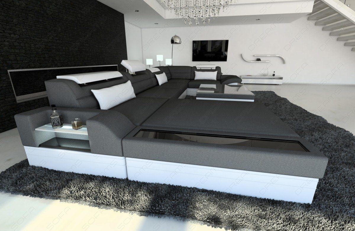 Mezzo Sectional As A Fabric Sofa
