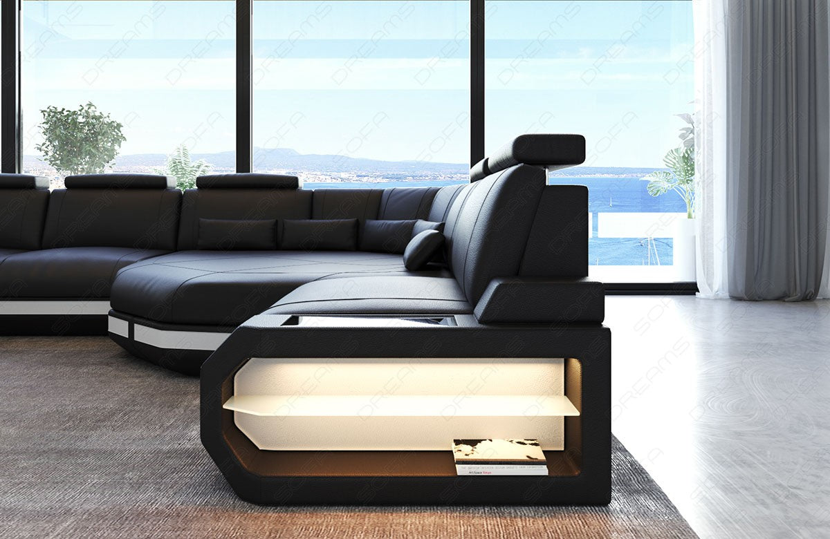 Leather Sectional Rayy Xxl