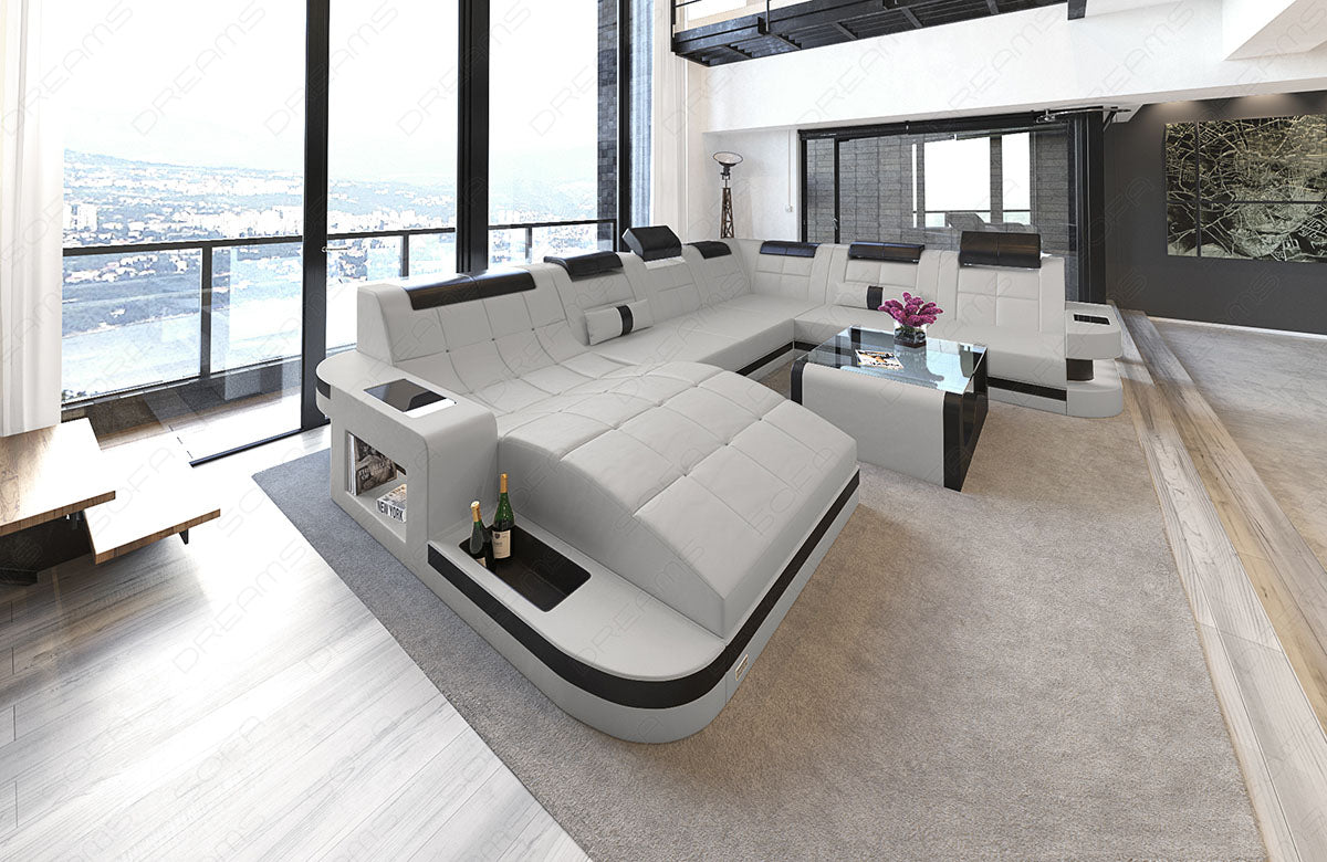 Xxl Sectional Konstantin With Ottoman