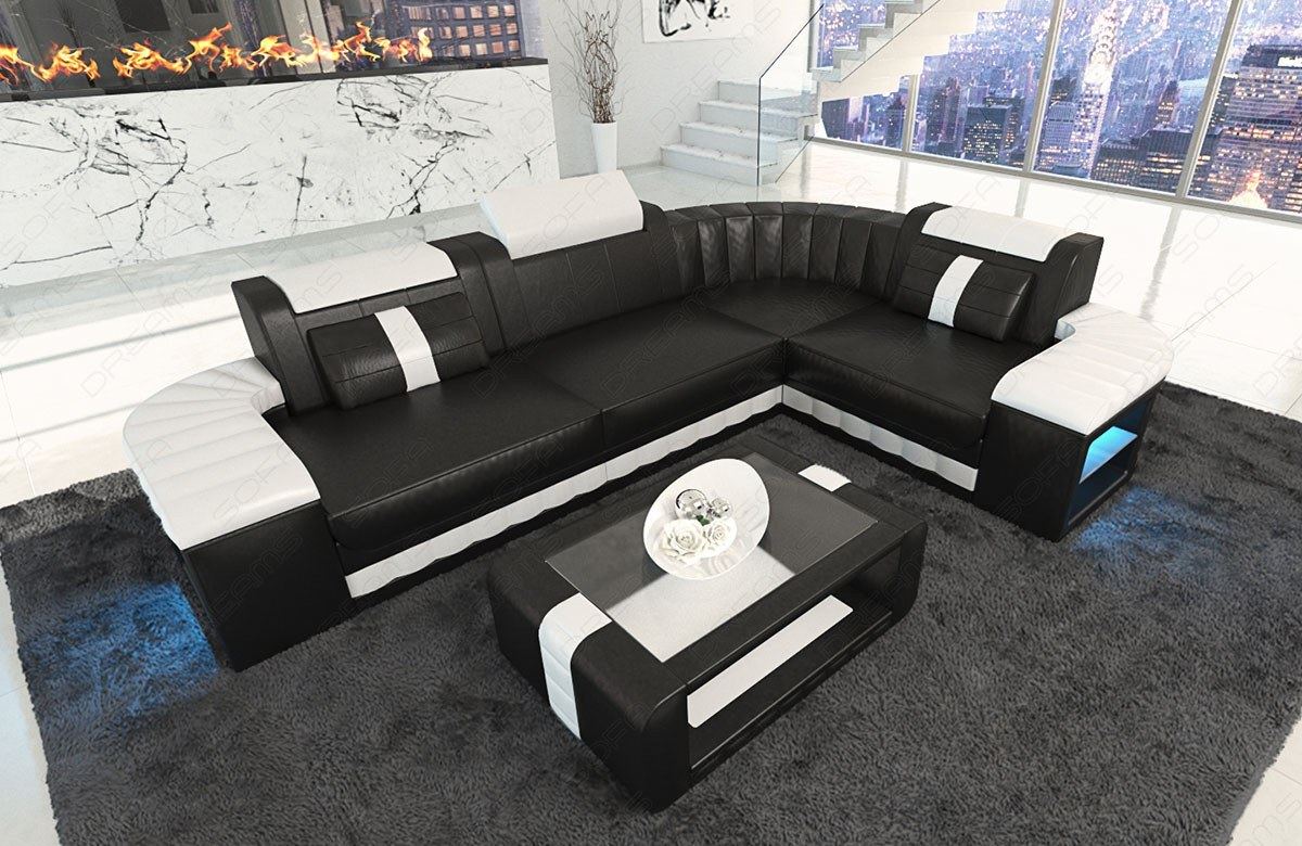 Corner Sofa Bigato L Shape Mini Leather