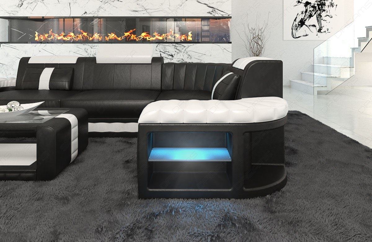Corner Sofa Bigato L Shape Mini Leather
