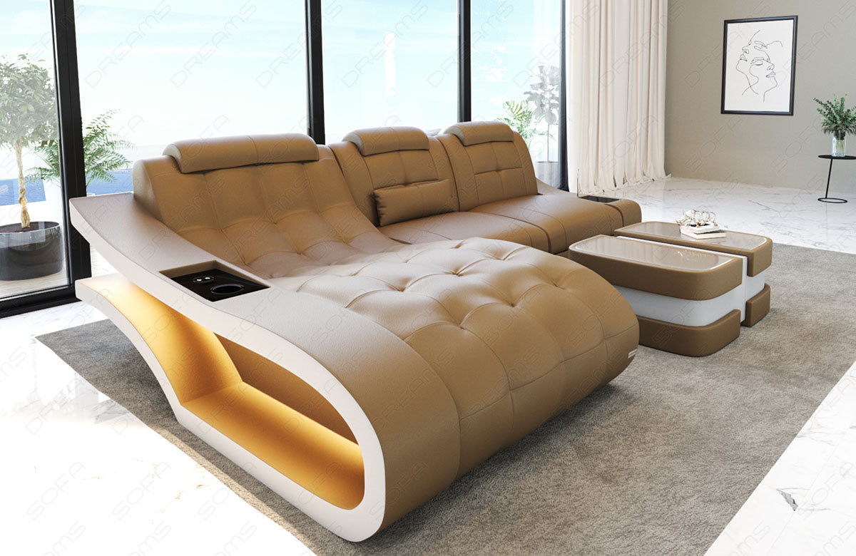Corner Sofa Elegance Leather