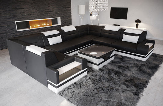 Leather Sectional Travigo
