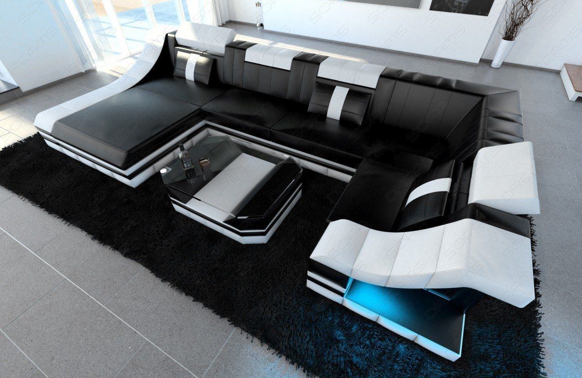 Leather Sectional Temoni Mini U Shape