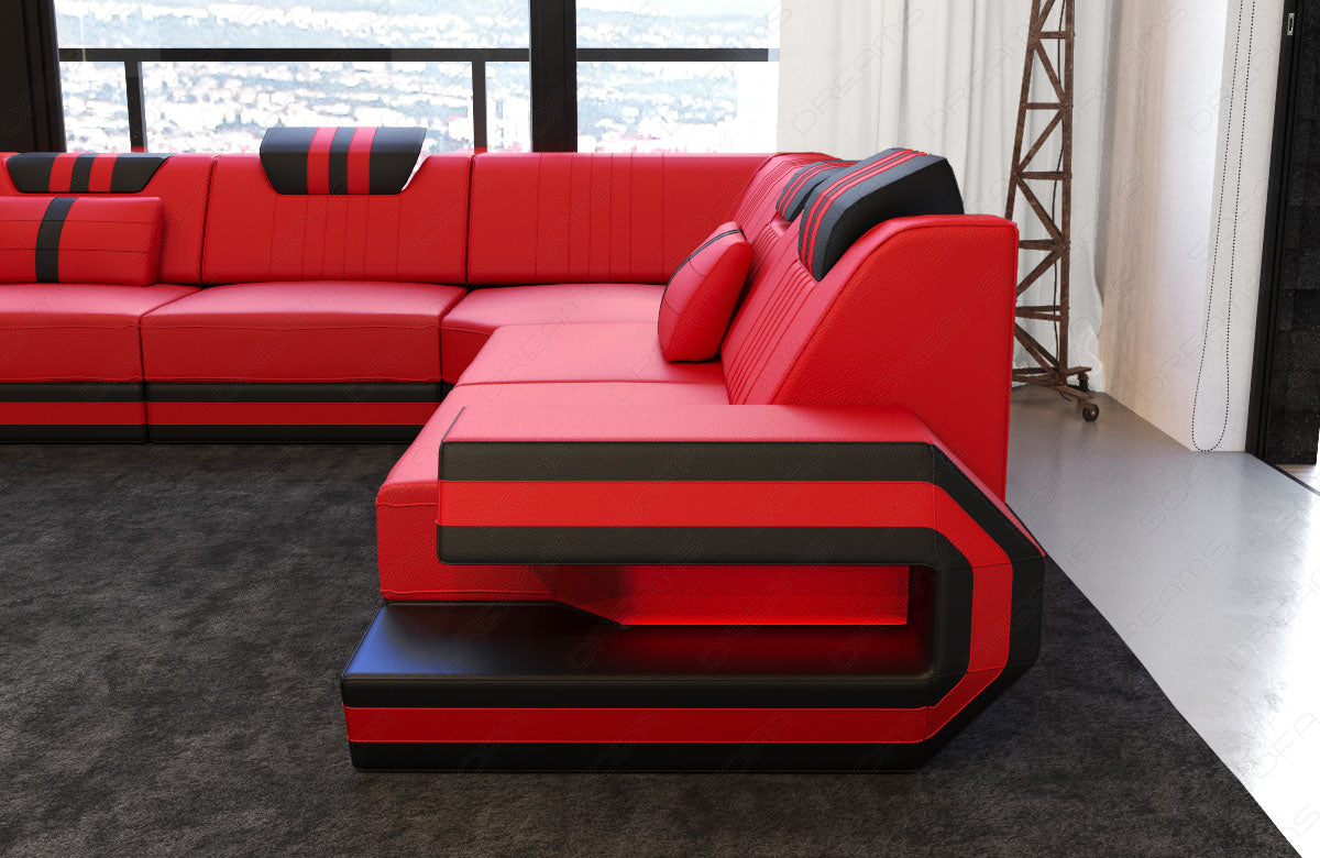 Corner Sofa Devolo Leather Sofa With Lighting