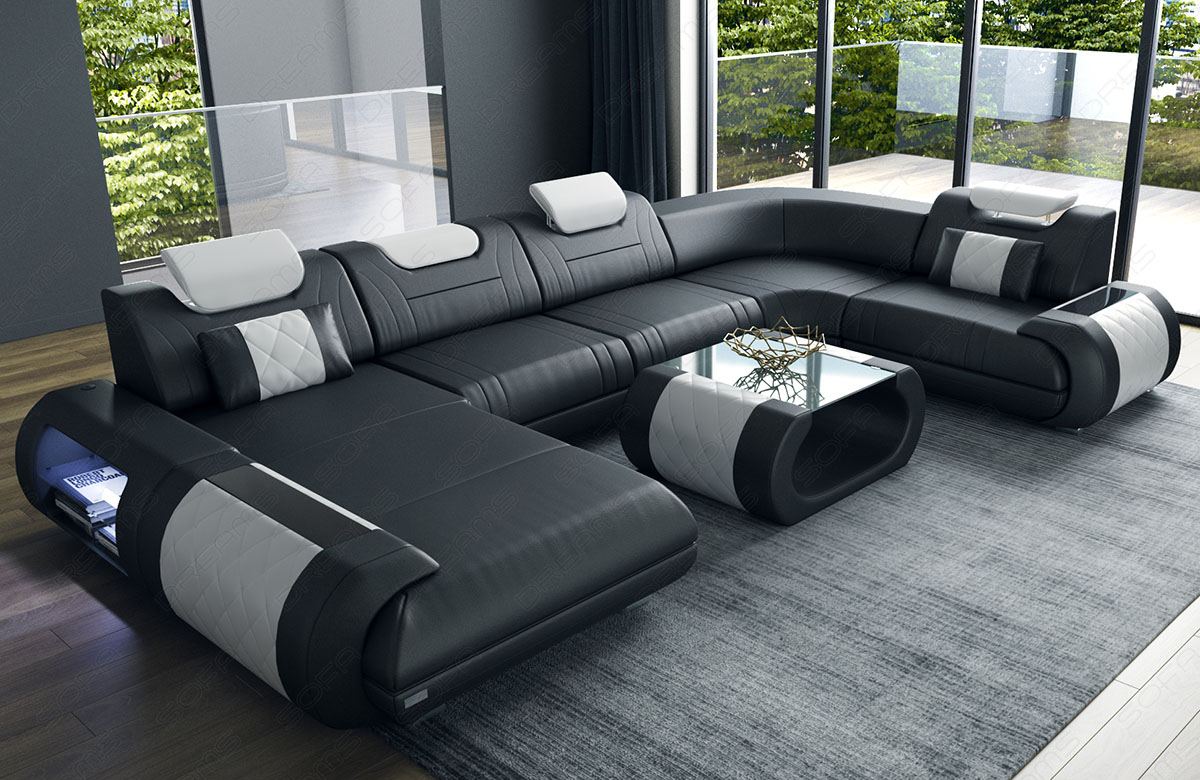 Leather Sectional Romeo