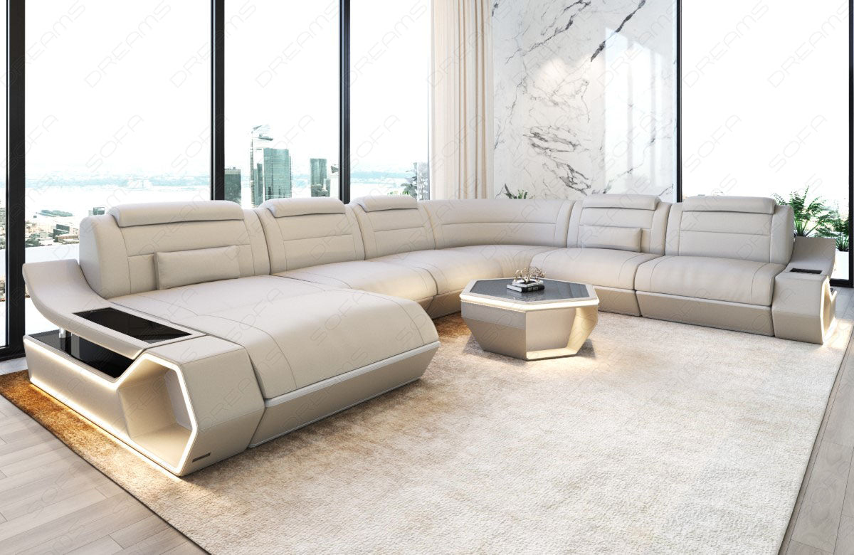 Toscano XXL leather living area