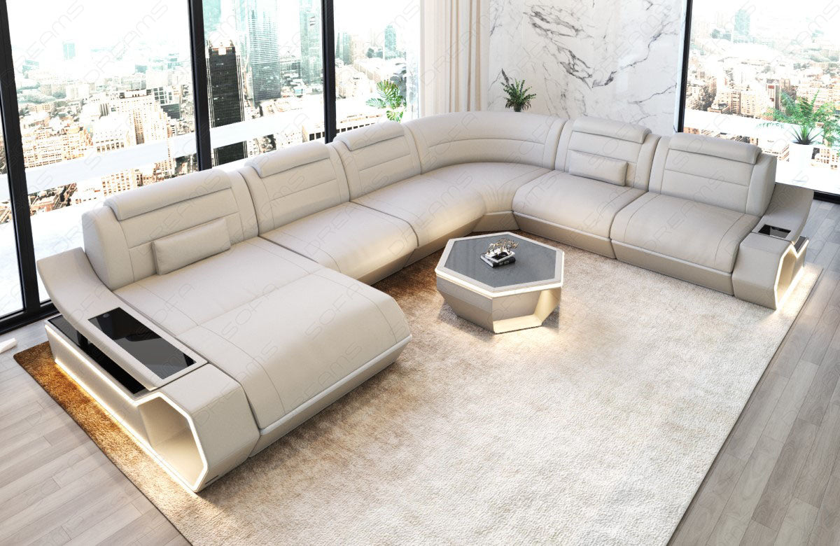 Toscano XXL leather living area