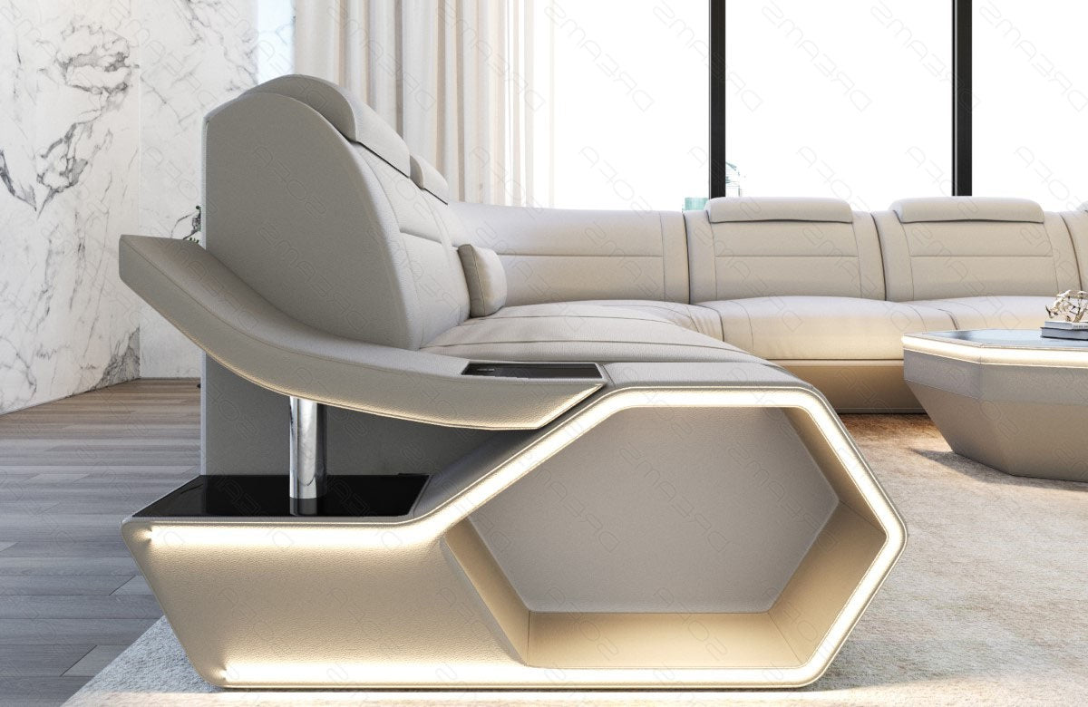 Toscano XXL leather living area