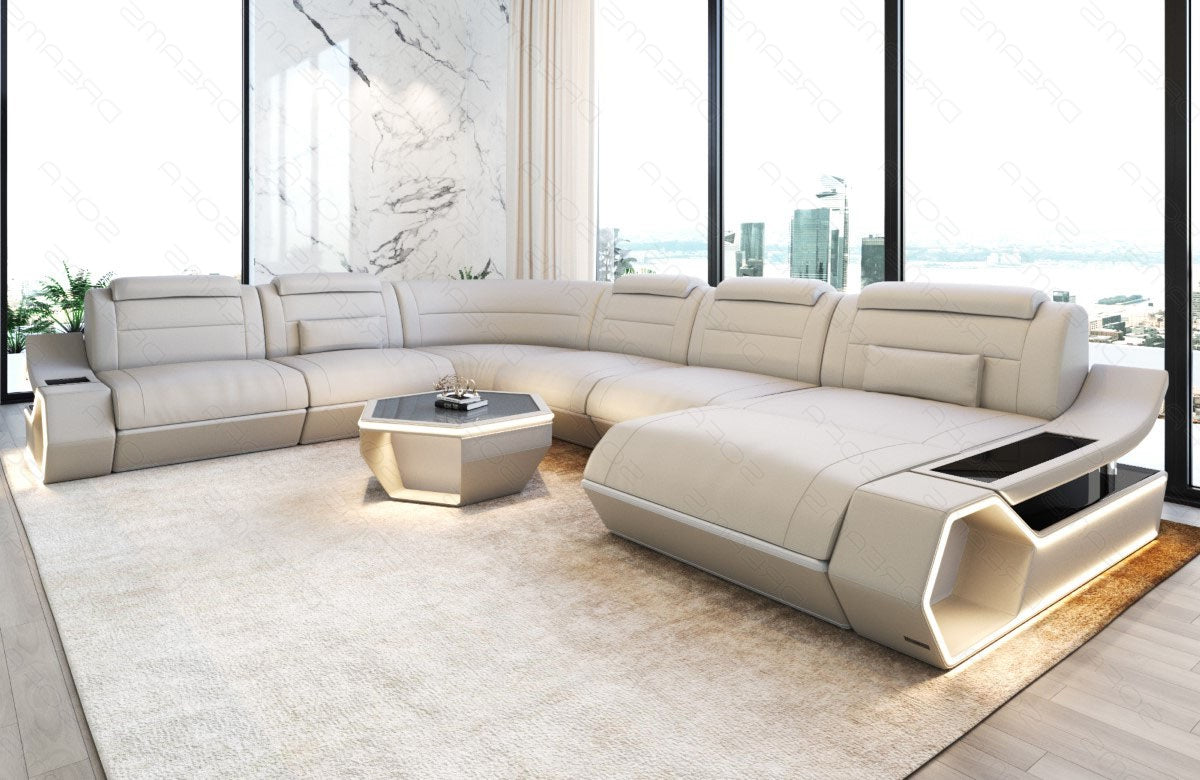 Toscano XXL leather living area