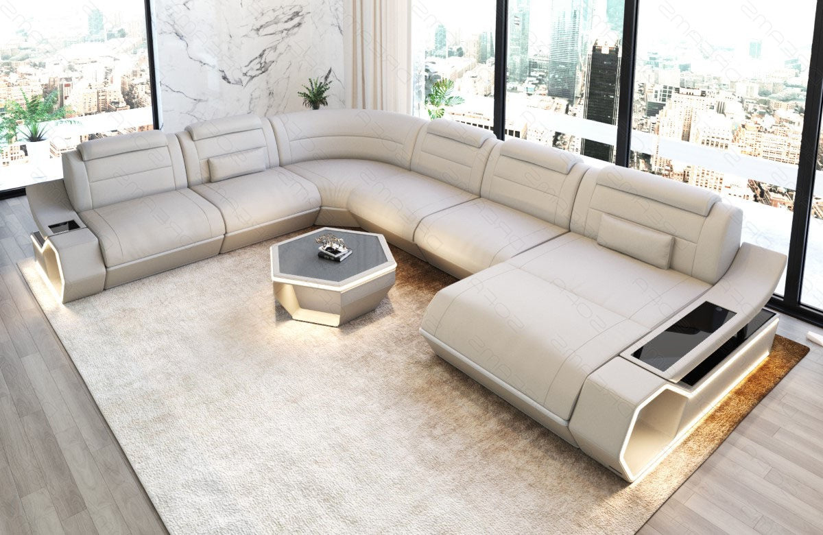Toscano XXL leather living area
