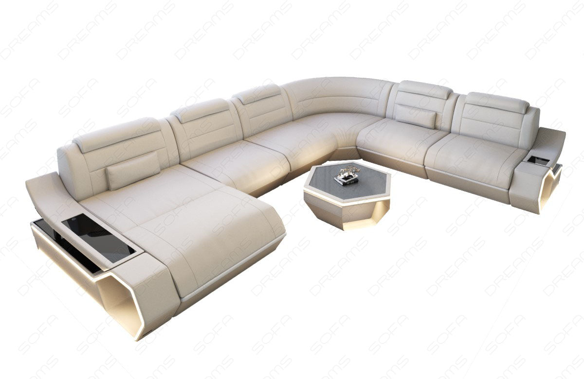 Toscano XXL leather living area