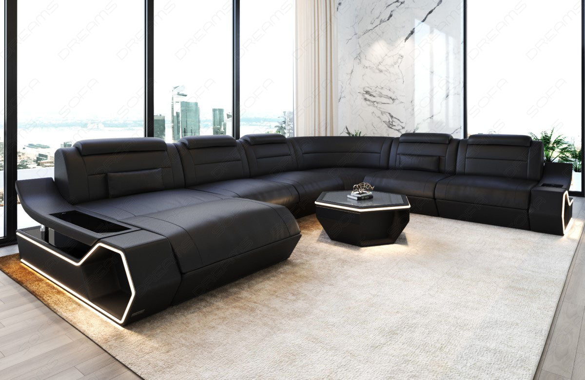 Toscano XXL leather living area