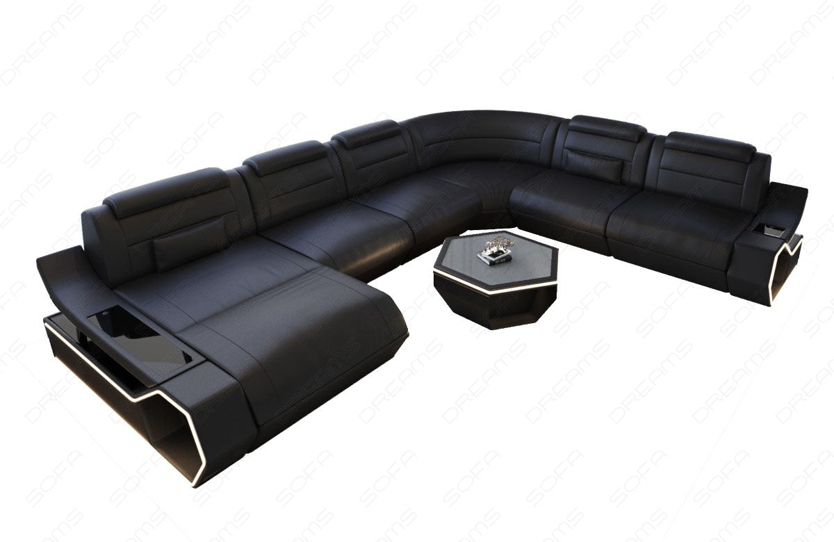 Toscano XXL leather living area